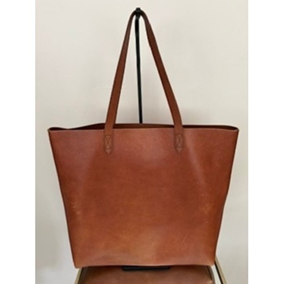 Madewell Handbags - Madewell Transport Tote Bag English Saddle Brown Leather Shoulder Bag